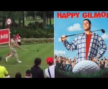Pro Golfer Did Happy Gilmore-Style Swing While In Last Place At PGA Event