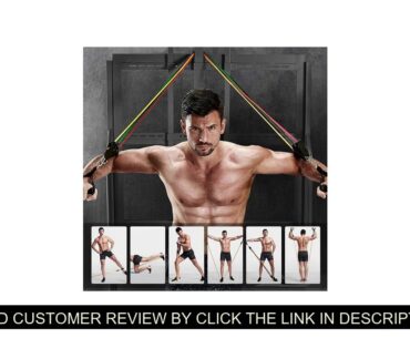 Best Product Fitness equipment 11 piece set resistance band pull belt 150 pound resistance fitness