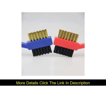 Promo 10Pcs Dual Sided Golf Club Brush Groove Cleaner Nylon & Steel Golf Putter Ball Groove Cleaner