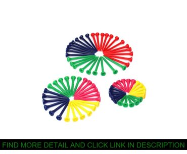 Promo 100Pcs=10Set Plastic Golf Training Tees With Count Scale White Club Driving Range Hitting Tra