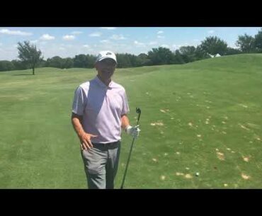 Brent Blackburn hits his 2nd shot on #10