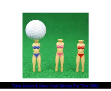 Sale 10Pcs/Lot 3 Inch Golf Tees Bikini Plastic Golf Tees Girl Woman Sexy Lady Fun Tools Home Golf T