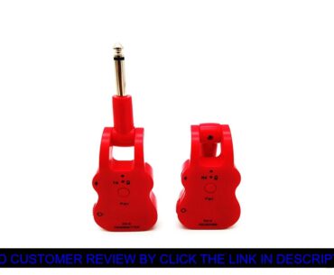 Promo 2.4G Wireless Guitar System Transmitter Receiver Built-in Lithium Battery 30M Transmission Ra