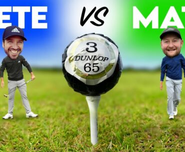 45-YEAR-OLD GOLF BALL | 9 Hole Course Vlog vs Matt Fryer