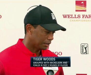 Golf highlights : 2018 Wells Fargo Champ  Tiger Woods rd 4 interview