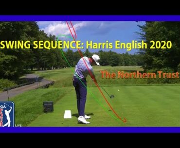 2020 PGA The Northern Trust " Harris English" Powerful Driver Swing Sequence, Super Slow-motion