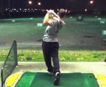 Golf Swing With Taylormade R9 TP and Ap2 irons