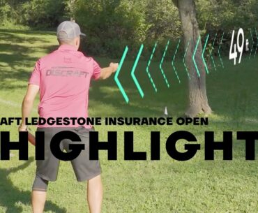 RIDICULOUS SHOTS from the 2020 Discraft Ledgestone Insurance Open | LEAD CARD HIGHLIGHTS | Jomez