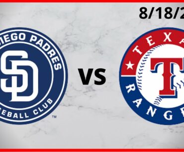San Diego Padres Condensed Game (8/18/2020) Texas Rangers Condensed Game