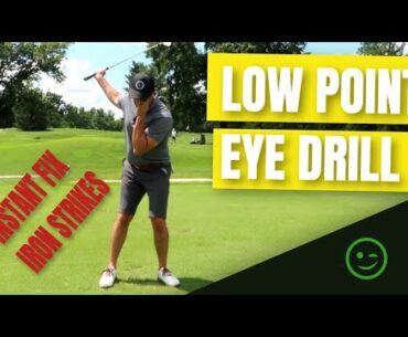Cover Your Eye To Get Golf Swing and Low Point Consistency To Strike Your Irons Like A Pro Today