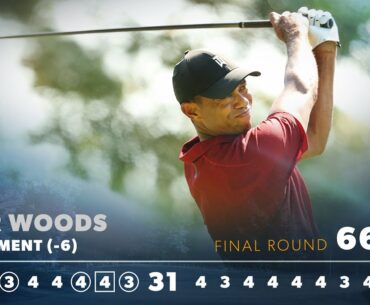 Tiger Woods- Final Round(-5)*EVERY SHOT*| The Northern Trust 2020