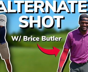 Alternate Shot with NFL Player Brice Butler! Nine Holes in Texas. | Bryan Bros Golf