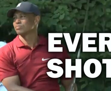 Tiger Woods Final Round 66 at the 2020 Northern Trust | Every Shot