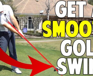 How to Make a Smooth Golf Swing Instead of Hitting At the Ball