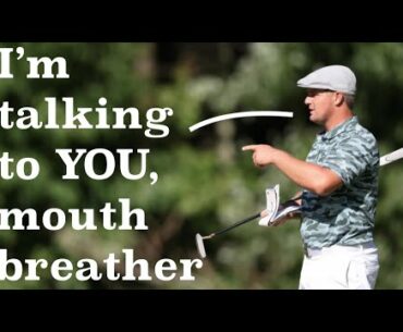 DeChambeau Asks Someone to Shush, ‘Sound Travels’