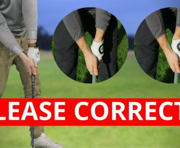 USE YOUR GRIP TO RELEASE THE GOLF CLUB CORRECTLY
