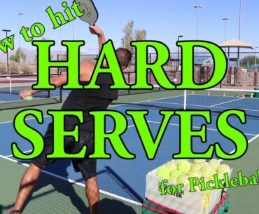 How to Hit a Hard Serve for Pickleball - Strategies, Skills & Drills by Coach David Alexander