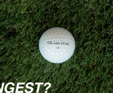 LONGER THAN PROV1? // Quantix Golf Ball Test