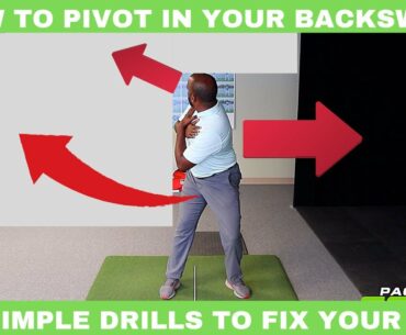 Simple Drill to Fix Your Pivot in Your Backswing