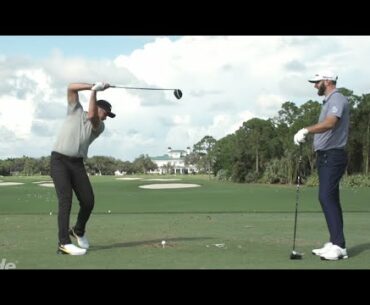 Dustin Johnson & Jason Day Try to Swing Like Matt Wolff! | TaylorMade Golf