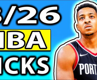 DRAFTKINGS NBA PICKS WEDNESDAY AUGUST 26th PICKS | NBA DFS PICKS 2020