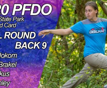 2020 PFDO I FINAL ROUND B9 I FPO LEAD CARD I BRAKEL, HOKOM, FAJKUS, FINLEY
