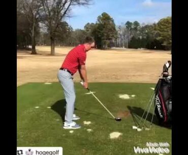 Tom Hoge golf swing . #HitTheBall & #HitTheBell
