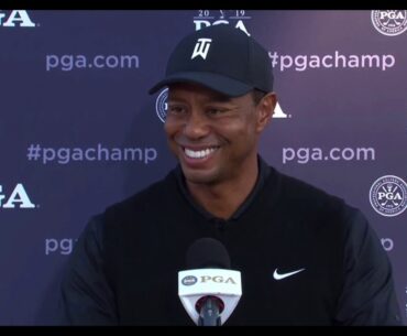 Tiger Woods Interview After Missing Cut At PGA Championship 2019