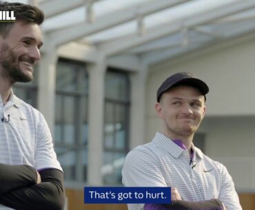 Spurs Golf Play-Off - Christian Eriksen, Hugo Lloris, Kieran Trippier & Fernando Llorente