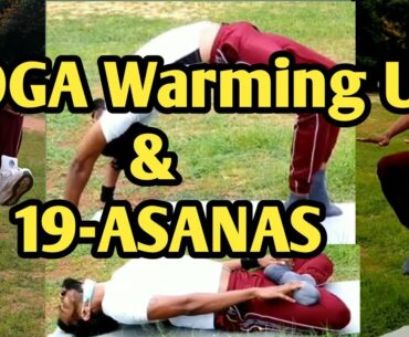 YOGA WARMING UP & (19)ASANAS ||FIT INDIA Campaign..