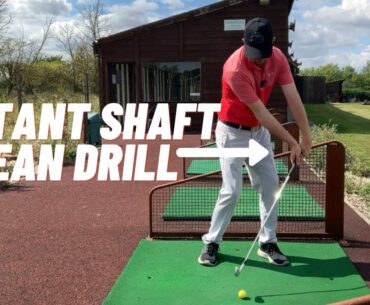 HOW TO GET SHAFT LEAN AND PURE YOUR IRONS - SIMPLE DRILL to achieve more shaft lean!