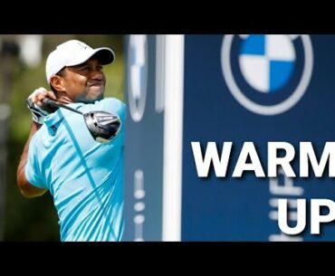 Tiger Woods Warm Up Session At BMW Championship  2020