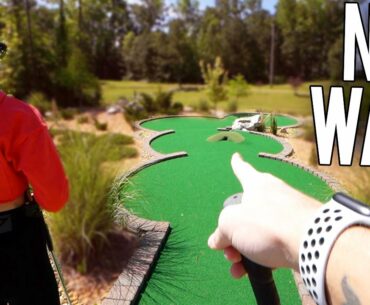Crazy Mini Golf Hole In One Risk Putts!
