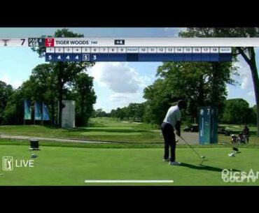 Tiger Woods is not having fun: double bogeys at the BMW Championship (8/28/20)