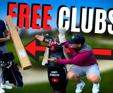 THIS 26 HANDICAP GOLFER WON FREE GOLF CLUBS!!! DO THEY WORK!?