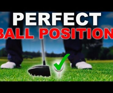 THE PERFECT GOLF BALL POSITION AND POSTURE SETUP  FOR EVER CLUB