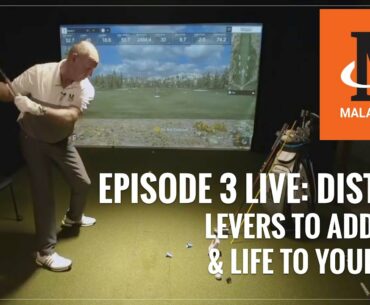 Malaska Golf LIVE // DISTANCE // Episode 3: Using Levers to Add Speed and Life to Your Golf  Game