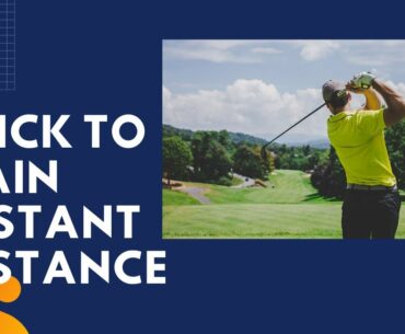 1 Simple trick to gain Instant Distance : Golf Lesson 2020