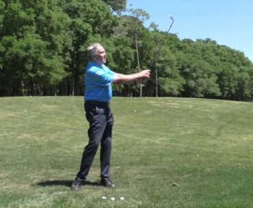 Mel Sole Golf Tips: Pitching To A Green Above Shoulder Level