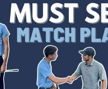 5 Hole Match Play Comes Down To THE LAST SHOT | Neshanic Valley Golf Course