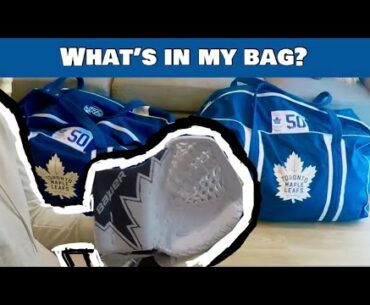 What’s In My Bag | Pro Hockey Goalie