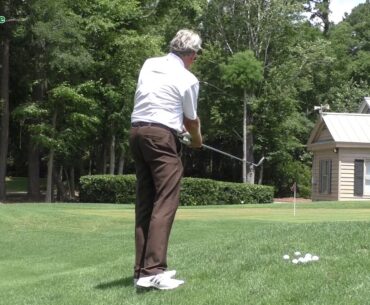 Pitch from a Sidehill Lie