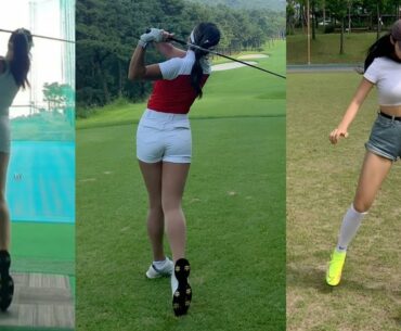 The Best Golf Swings on KLPGA Tour #1 | SWING VIETNAM