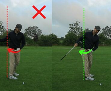 ONE DRILL TO MOVE YOUR HIPS CORRECTLY IN THE BAKCKSWING