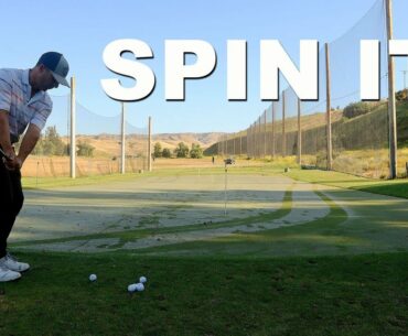 2 Ways to Hit the Low Spinning Check Shot in Golf!