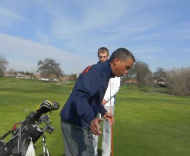 Kevin Estrella Golf: Butt on the Bag Drill