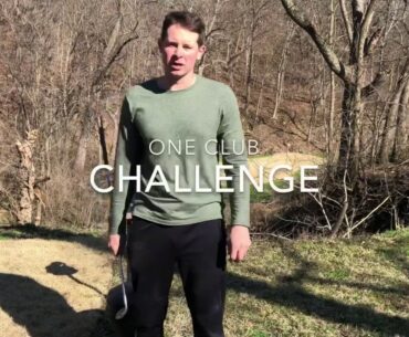 One Club Challenge on Backyard Golf Course