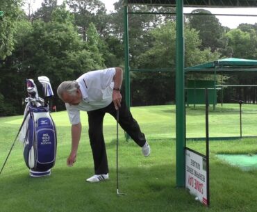 Is the golf ball in or out of bounds