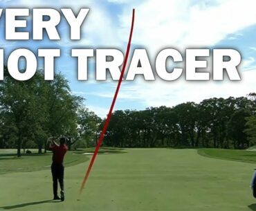 Every Tiger Woods Shot Tracer from the BMW Championship