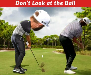 Learn from why Dustin Johnson doesn't look at the golf ball!